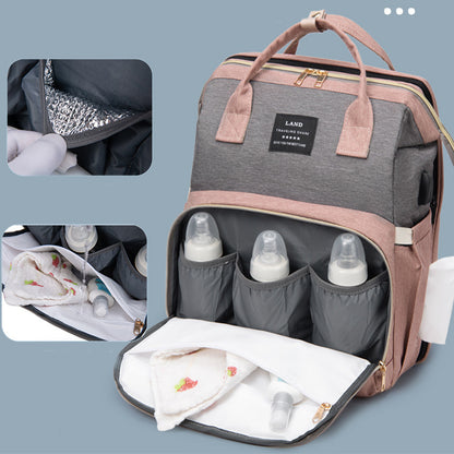 Magic 3-in-1 Backpack: Bag, Changing Pad, Capacity Out Milk Insulated