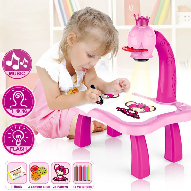 Table Toys Children Arts Painting