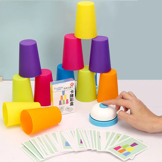 Kids Montessori Toys Stack Cup