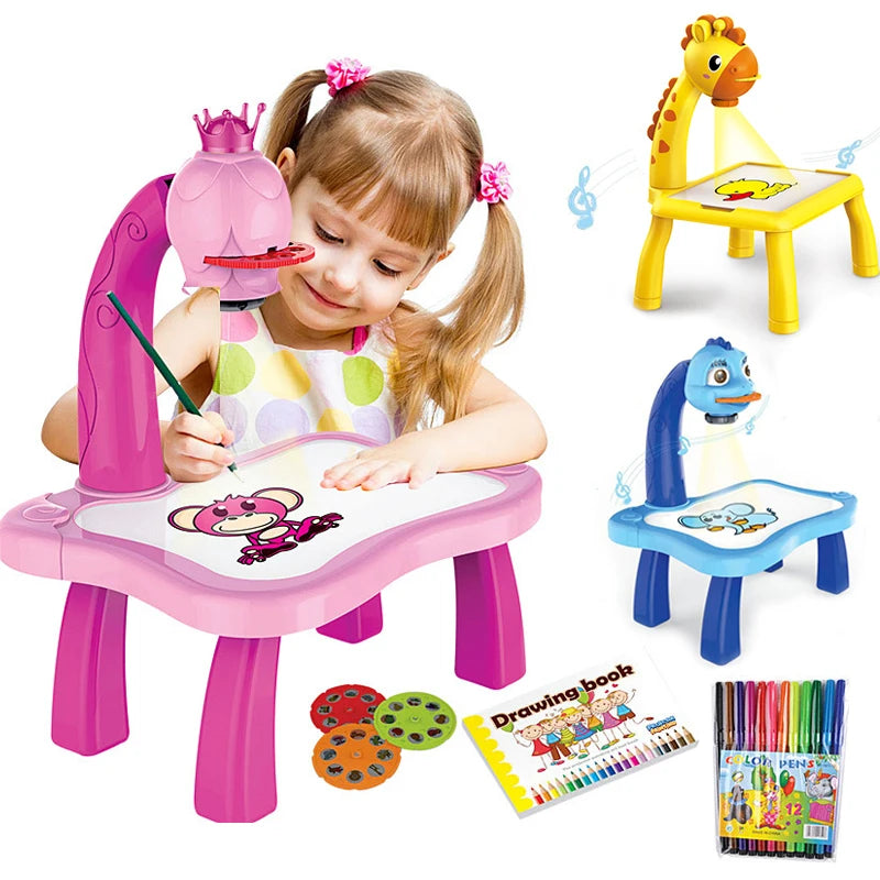 Table Toys Children Arts Painting