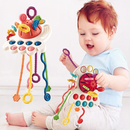 Baby's Funny Finger Puff Toy